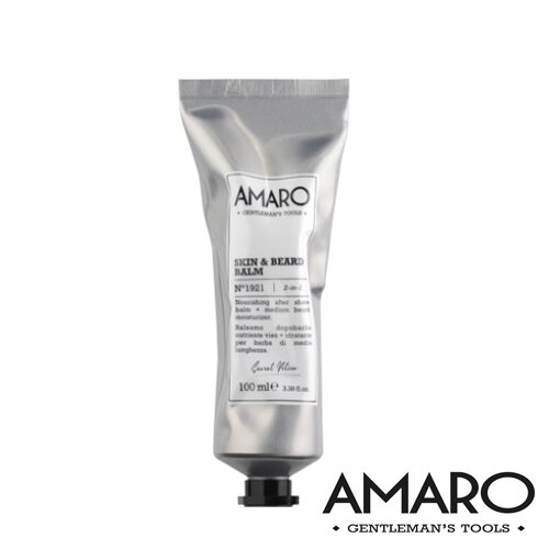 Подхранващ кератинов балсам за кожа и брада AMARO Scin & Beard Balm 2 in 1 - 100мл