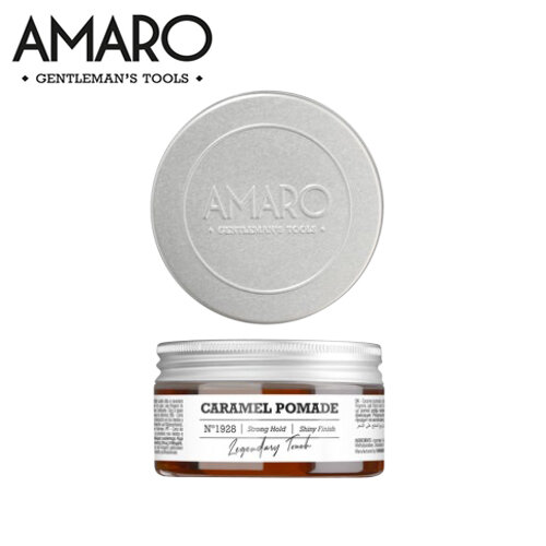 Карамелена помада със силна фиксация и блясък AMARO Caramel Pomade 100мл