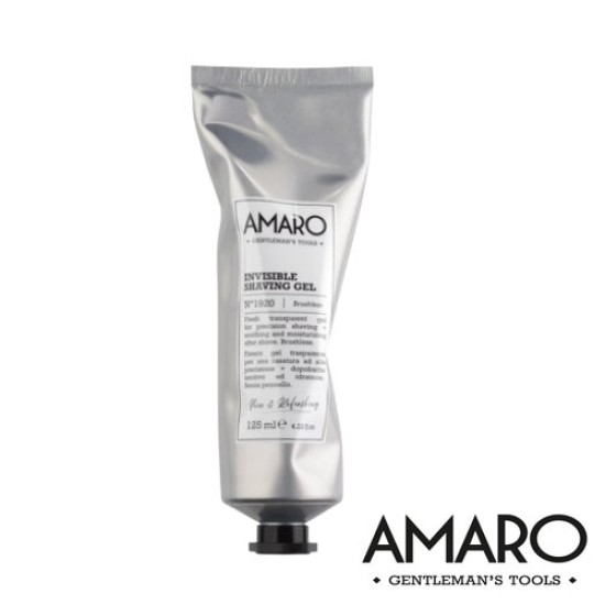 Прозрачен гел за бръснене AMARO Invisible Shaving Gel 125мл