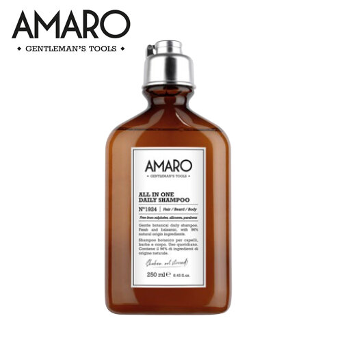 Ежедневен шампоан за коса, брада и тяло AMARO All In One Daily Shampoo 250мл
