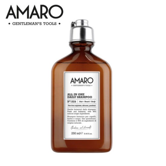 Ежедневен шампоан за коса, брада и тяло AMARO All In One Daily Shampoo 250мл