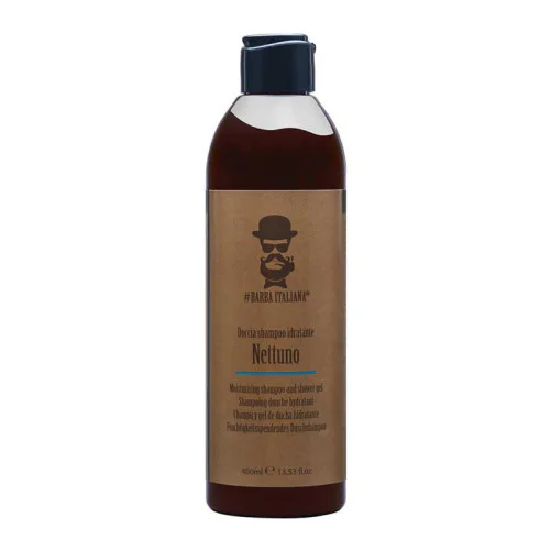 Хидратиращ шампоан и душ гел за коса и тяло Barba Italiana Nettuno Shampoo And Shower Gel 400мл