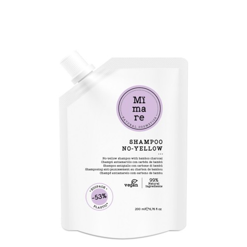 Анти-жълт шампоан с бамбуков въглен Mimare No-Yellow Shampoo 200мл