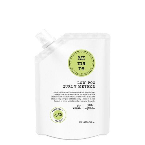 Безсулфатен шампоан за къдрава и чуплива коса Mimare Curly Method Low-Poo Shampoo 200мл