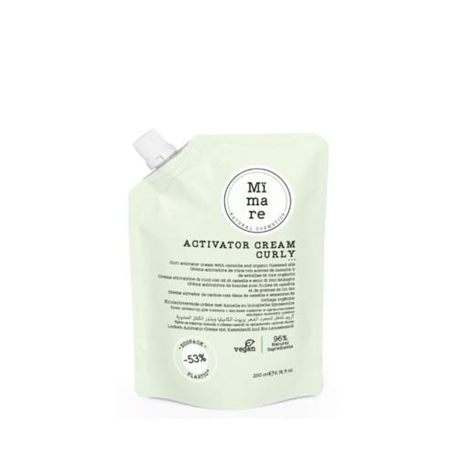 Крем за къдрици с масло от камелия и ленено семе Mimare Activador Cream Curly 200мл