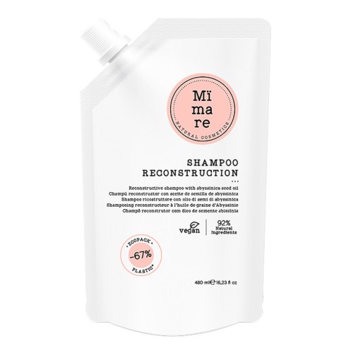 Възстановяващ шампоан с масло от абисиново семе Mimare Reconstruction Shampoo 480мл