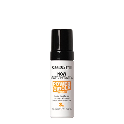 Екологична пяна за коса за обем и къдрици Selective Professional NOW Next Generation Power Circle 150мл