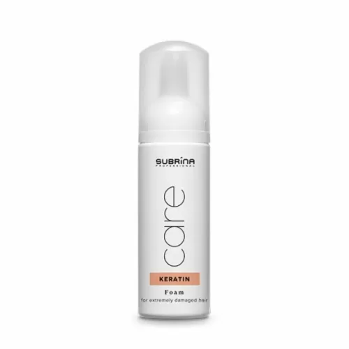 Подхранваща пяна с кератин за увредена коса Subrina Professional Care Keratin Foam 150мл