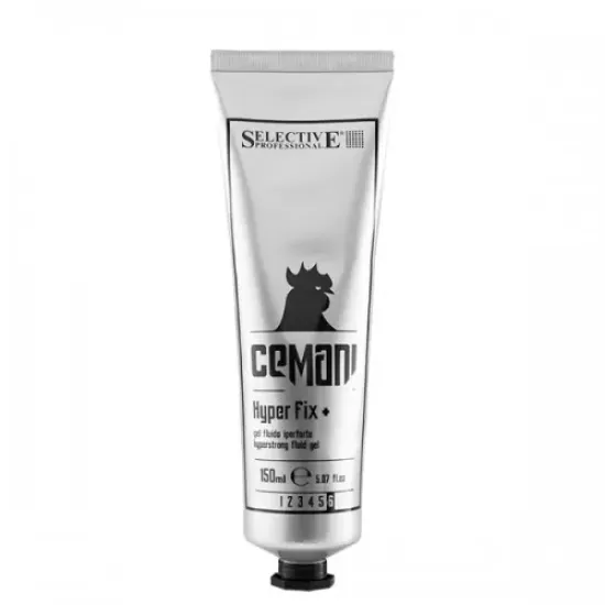 ГЕЛ-ФЛУИД СЪС СУПЕРСИЛНА ФИКСАЦИЯ И МОКЪР ЕФЕКТ SELECTIVE PROFESSIONAL CEMANI HYPER FIX 150ML
