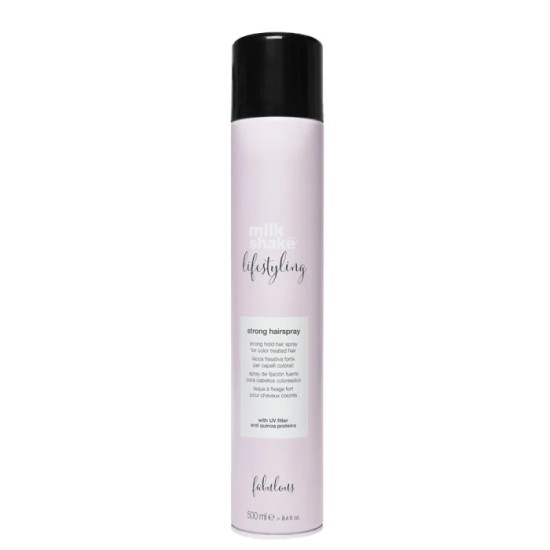 Лак с киноа за боядисана коса със силна фиксация Milk_Shake Styling Hairspray Strong 500мл