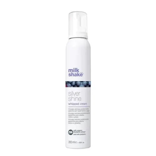 Матираща сметана за коса с боровинки Milk_Shake Silver Shine Whipped Cream 200мл