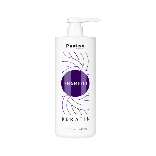 Възстановяващ шампоан с кератин Papino Cosmetics Keratin Shampoo 1000мл