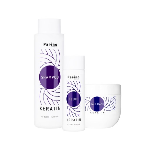 Възстановяваща терапия с кератин Papino Cosmetics Keratin