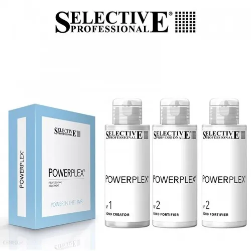 ТЕРАПИЯ ЗА ЗАЩИТА НА КОСАТА ПРИ ВСИЧКИ ВИДОВЕ ТЕХНИЧЕСКИ ОБРАБОТКИ SELECTIVE PROFESSIONAL POWERPLEX 100ML+200ML