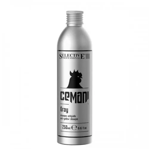 МАТИРАЩ ШАМПОАН ЗА МЪЖЕ SELECTIVE PROFESSIONAL CEMANI ANTI YELLOW SHAMPOO GRAY 250ML