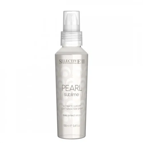 ДВУФАЗЕН СПРЕЙ С ПЕРЛА ЗА  БЛЯСЪК НА РУСА КОСА SELECTIVE PROFESSIONAL PEARL SUBLIME ULTIMATE LUXURY LIGHT SENSATION SPRAY 100ML