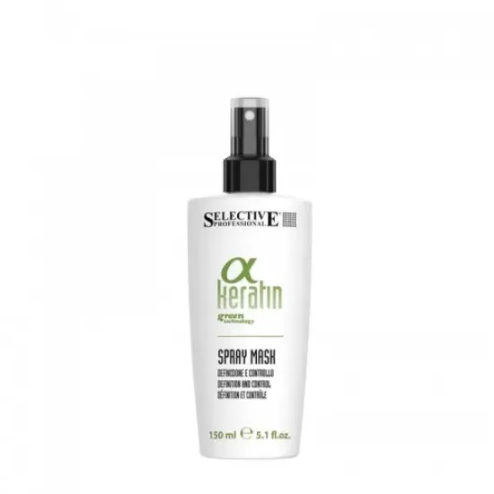 СПРЕЙ-МАСКА С КЕРАТИН БЕЗ ИЗПЛАКВАНЕ SELECTIVE ALPHA KERATIN SPRAY MASK 150ML