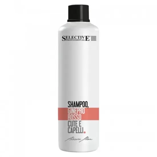 Бивалентен шампоан за коса с мазни корени и сухи краища Selective Professional Artistic Flair Red Juniper Shampoo 1000мл