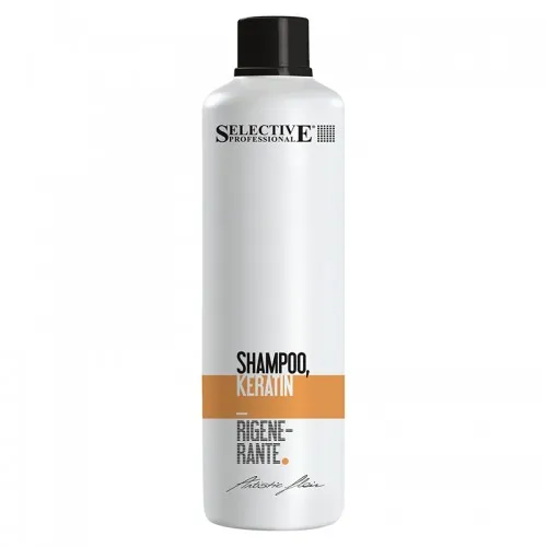 Шампоан за коса с кератин за суха и увредена коса Selective Professional Artistic Flair Keratin Ginerante Shampoo 1000мл