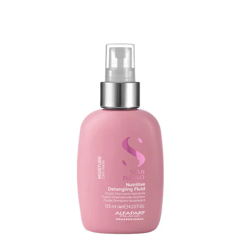 Подхранващ флуид за суха коса и заплетени краища ALFAPARF SEMI DI LINO MOISTURE DETANGLING FLUID 125мл