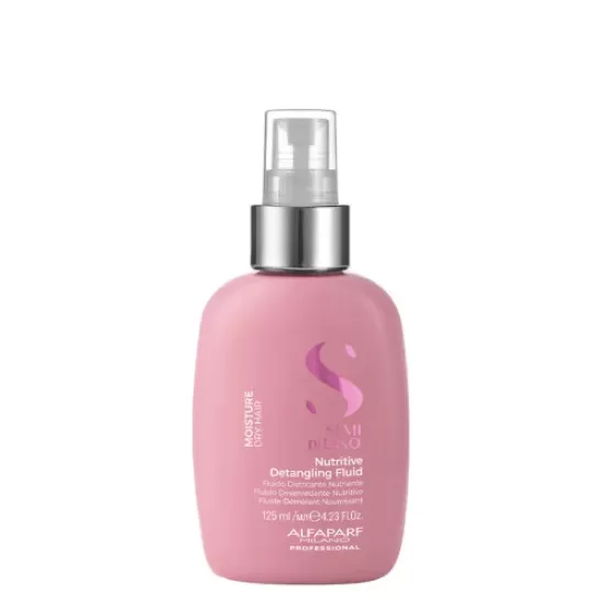 Подхранващ флуид за суха коса и заплетени краища ALFAPARF SEMI DI LINO MOISTURE DETANGLING FLUID 125мл