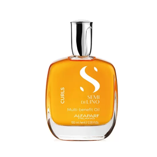 Мултифункционално масло за къдрава, вълниста коса Alfaparf Semi di Lino Curls Multi-Benefit Oil 100мл