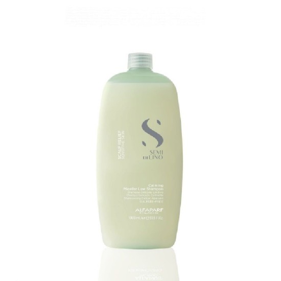 Успокояващ шампоан за чувствителен скалп Alfaparf Semi di Lino Scalp Relief Calming Micellar Low Shampoo 1000мл