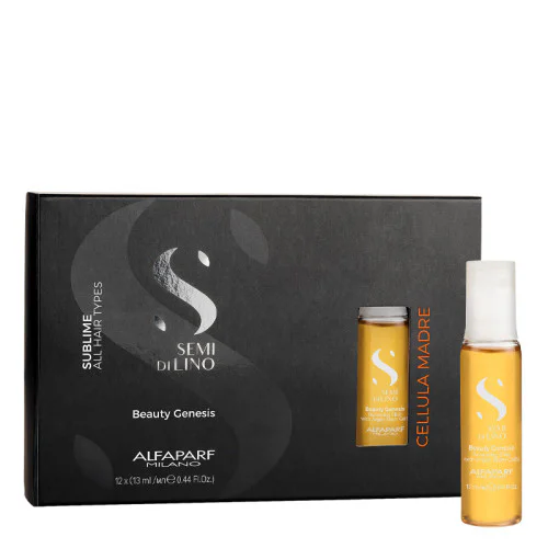 Ампули с растителни стволови клетки от арган ALFAPARF SEMI DI LINO SUBLIME CELLULA MADRE BEAUTY GENESIS 12x13мл