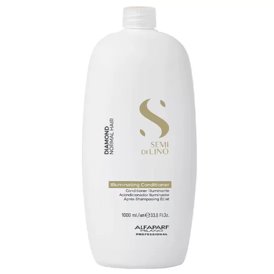 Балсам за коса за блясък с ленено семе ALFAPARF SEMI DI LINO DIAMOND ILLUMINATING LOW CONDITIONER 1000мл