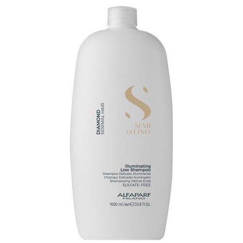 Шампоан за коса за блясък с ленено семе ALFAPARF SEMI DI LINO DIAMOND ILLUMINATING LOW SHAMPOO 1000мл