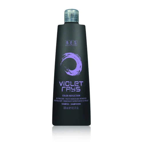 Оцветяващ шампоан в лилав цвят с BES Color Reflection Violet Rays Shampoo 300мл