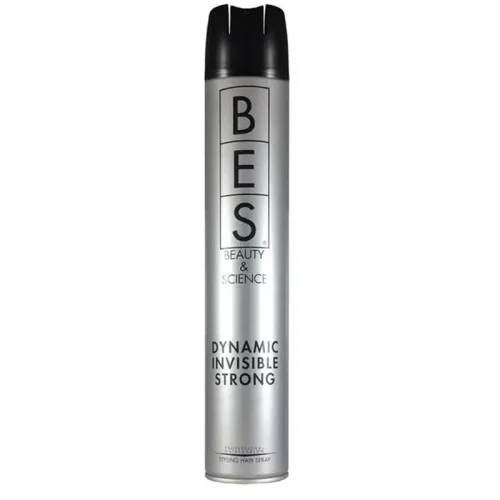 Лак за коса със силна фиксация BES Professional Hair Fashion Dynamic Hair Spray Invisible Strong 500мл