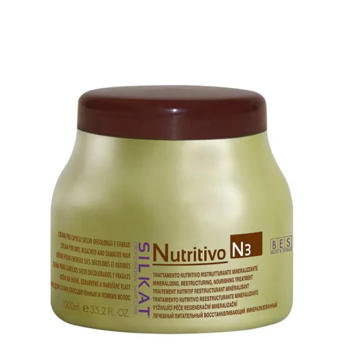 Възстановяваща маска за суха и изтощена коса BES Silkat N3 Nutritivo Mask 1000мл