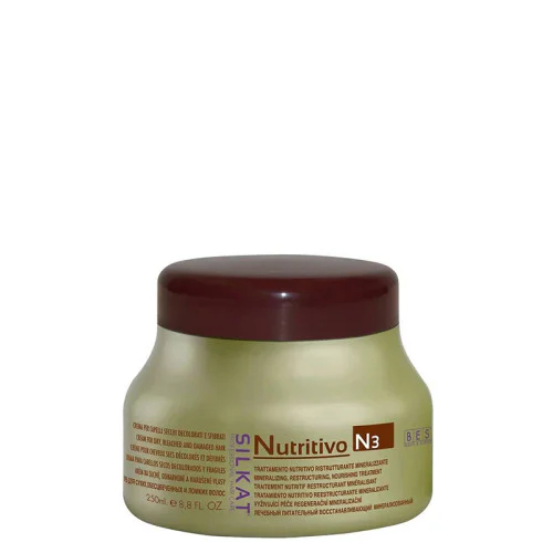 Възстановяваща маска за суха и изтощена коса BES Silkat N3 Nutritivo Mask 250мл