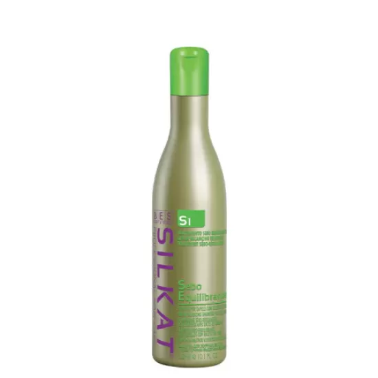 Себобалансиращ шампоан за мазен скалп BES S1 Silkat Sebo-Regulator Active Shampoo 300мл