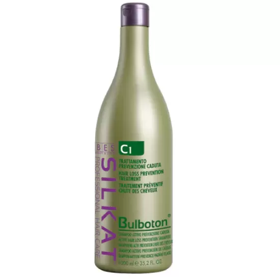 Шампоан против косопад BES C1 Silkat Bulboton Active Hair Loss Prevention Shampoo 1000мл