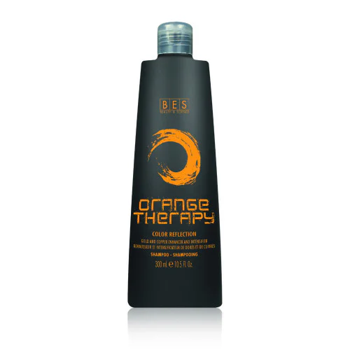 Оцветяващ шампоан за оранжеви, златисти и медени нюанси BES Color Reflection Orange Therapy Shampoo 300мл