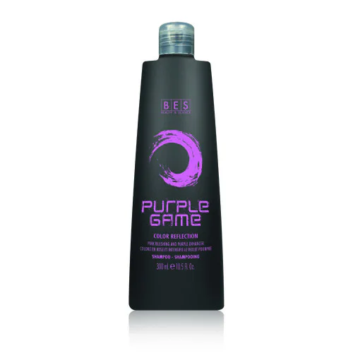 Оцветяващ шампоан за розови и виолетови нюанси BES Color Reflection Purple Game Shampoo 300мл