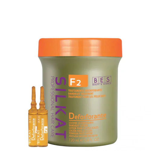 Лосион - ампули против пърхот BES F2 Silkat Dandruff Treatment Active Lotion 12х10мл