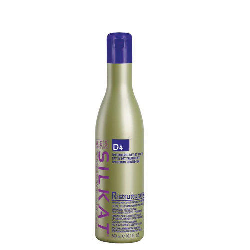 Възстановявящ шампоан за третирана коса BES Silkat Day By Day Shampoo  Ristrutturante D4 300мл