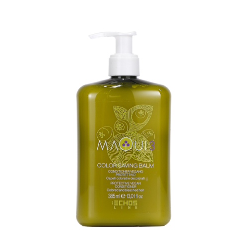 Предпазващ веган балсам за запазване на цвета на косата ECHOSLINE MAQUI 3 Color Saving Balm Protective Vegan Conditioner 385мл