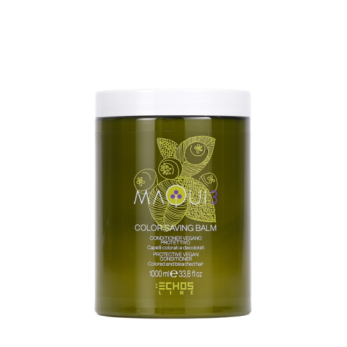 Предпазващ веган балсам за запазване на цвета на косата ECHOSLINE MAQUI 3 Color Saving Balm Protective Vegan Conditioner 1000мл