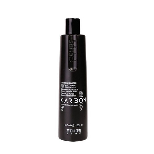 Веган шампоан със 100% органичен въглен и растителни екстракти ECHOSLINE KARBON 9 Shampoo 350мл
