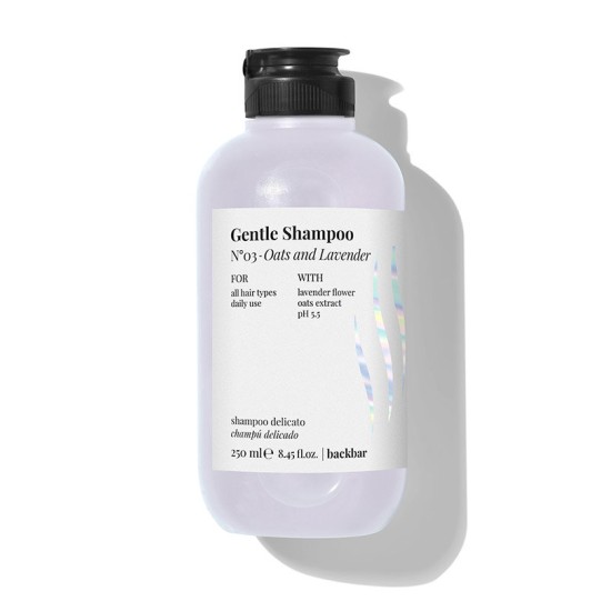 Нежен шампоан за всички типове коса с овес и лавандула Farmavita Back Bar Gentle Shampoo 250мл