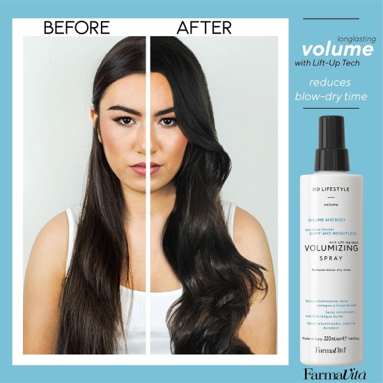 Спрей за коса за обем и плътност Farmavita HD LifeStyle Volumizing Spray 220мл
