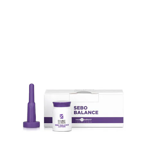 Лосион - ампули против омазняване HAIR COMPANY Double Action Lotion Sebo Balance 10x10мл