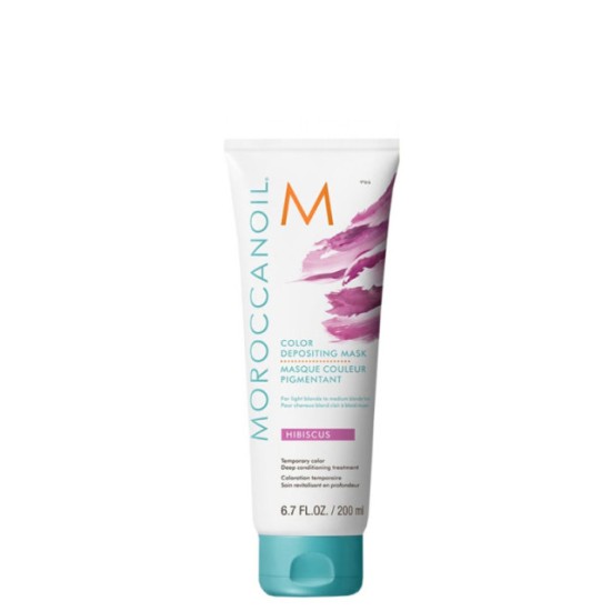 Оцветяваща маска за коса розово Moroccanoil Color Depositing Mask Hibiscus 200мл