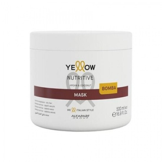 Подхранваща и хидратираща маска за коса с екстракт от арган и кокос Yellow Nutritive Mask 500мл