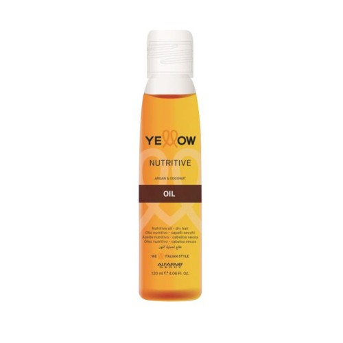 Подхранващo масло за суха коса с екстракт от арган и кокос Yellow Nutritive Oil 120ml