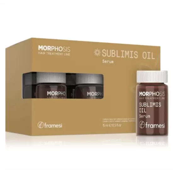 ТЕРАПИЯ ЗА РЕСТРУКТУРИРАНЕ НА КОСАТА FRAMESI MORPHOSIS SUBLIMIS OIL SERUM 6X15мл